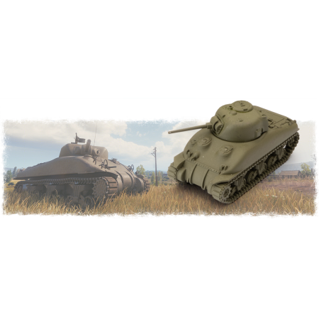 ITALIANO Tanks 01-I TANKS Panther VS Sherman Starter Set Miniature Game 