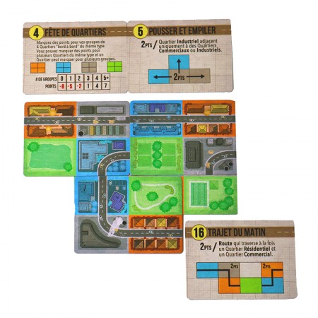 Cartes Plateau Megalopolis Micro Game