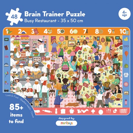 Busy Restaurant Brain Trainer Puzzle